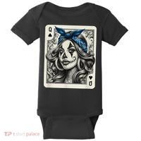 Chicana Chicano Camisa Cute Chicano Tattoo Art Clown Baby Bodysuit thumb 0