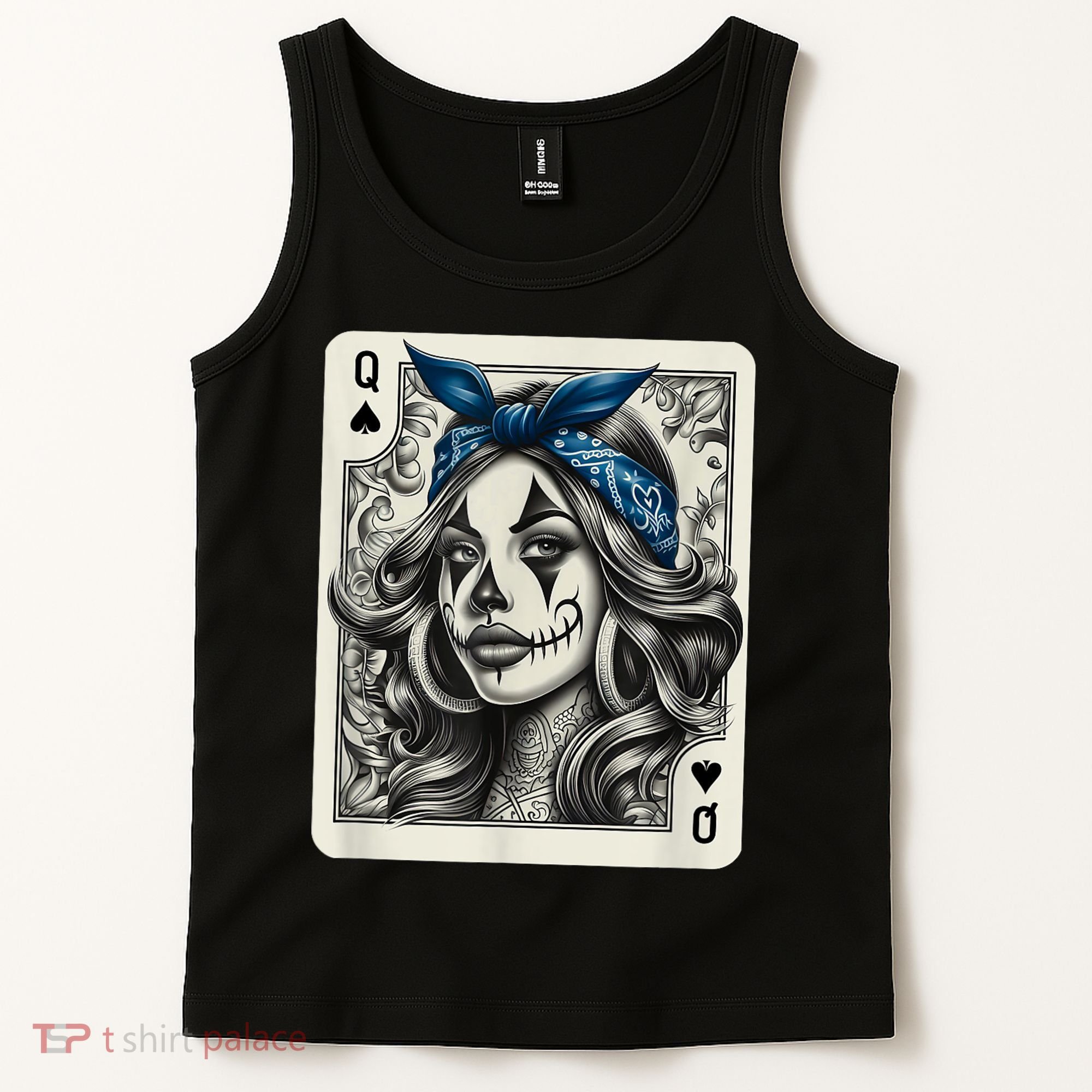Chicana Chicano Camisa Cute Chicano Tattoo Art Clown Tank Top