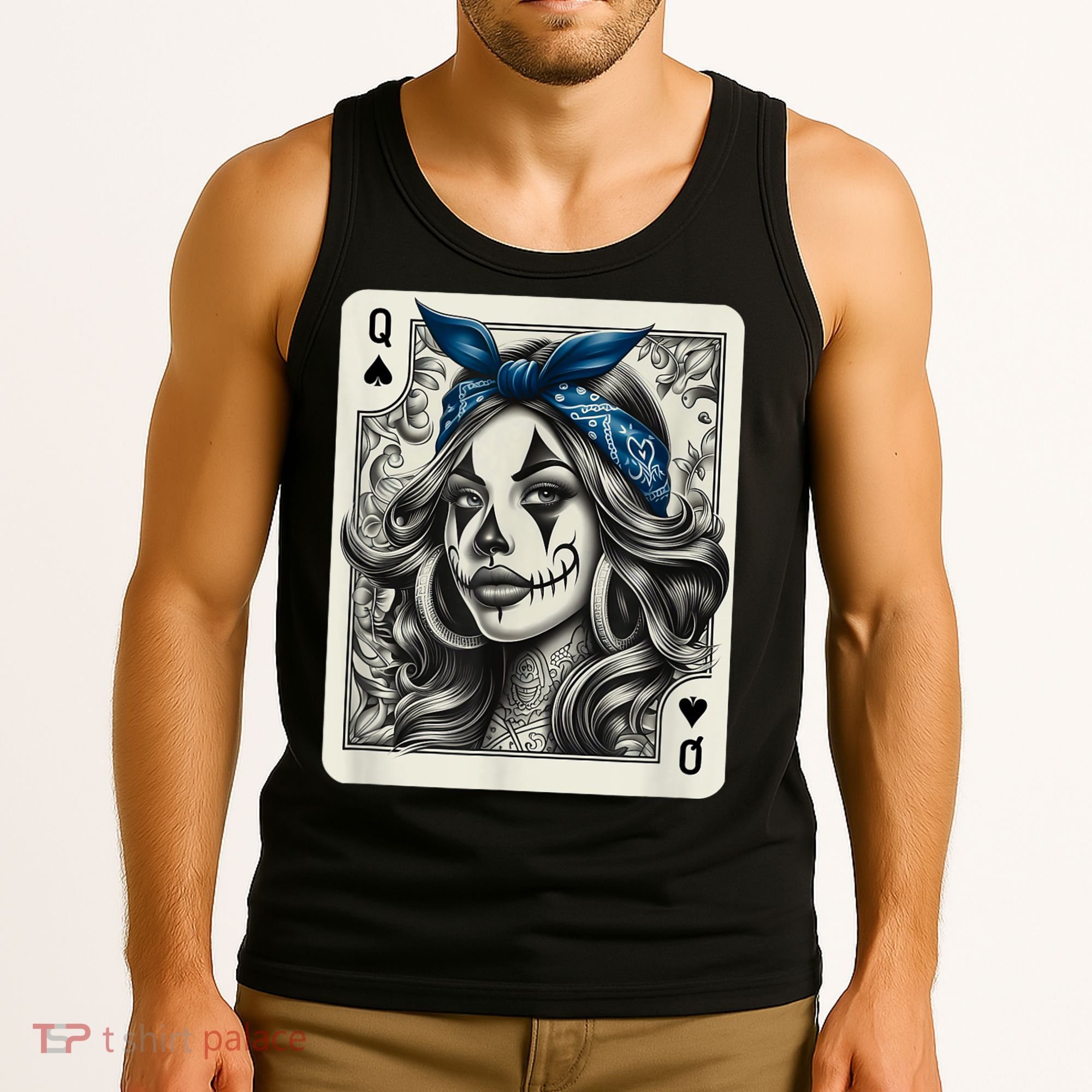 Chicana Chicano Camisa Cute Chicano Tattoo Art Clown Tank Top