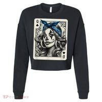 Chicana Chicano Camisa Cute Chicano Tattoo Art Clown Cropped Pullover Crew thumb 0