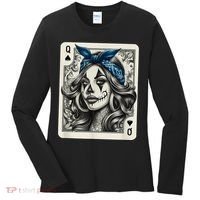 Chicana Chicano Camisa Cute Chicano Tattoo Art Clown Women's Long Sleeve Shirt thumb 0