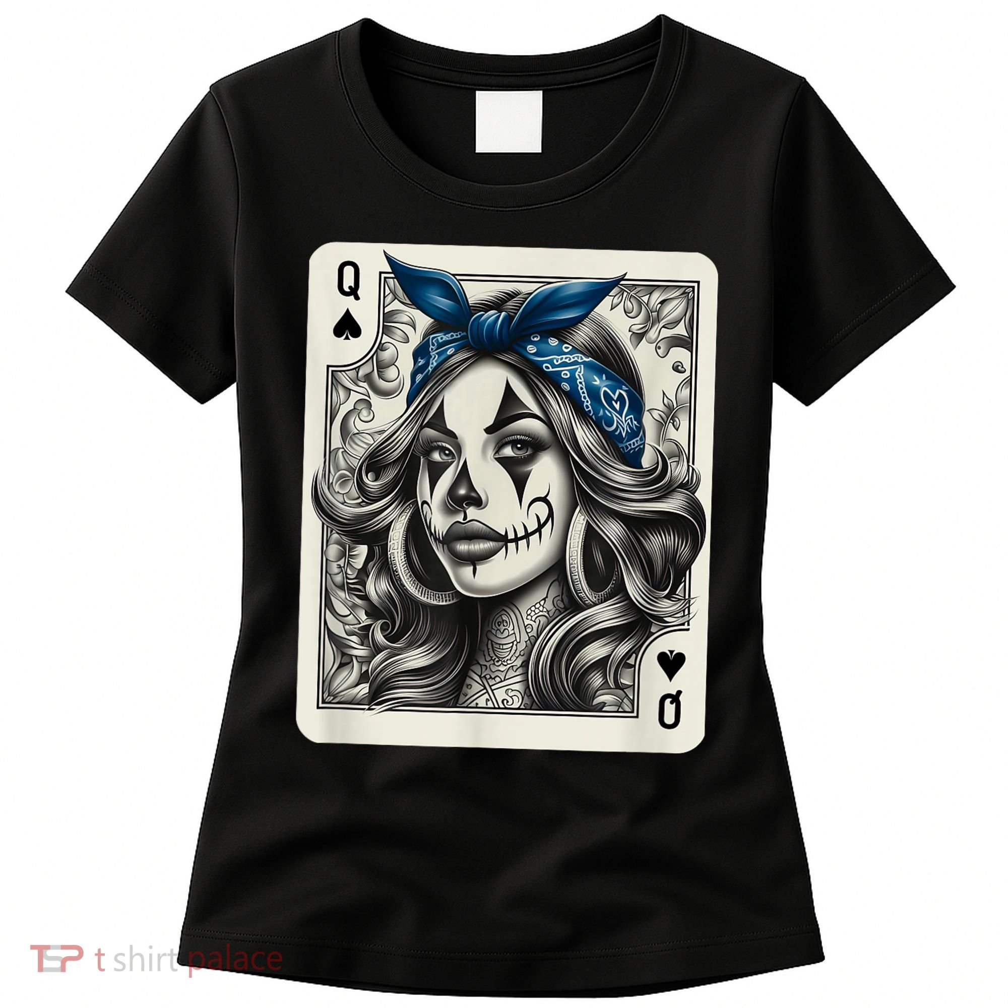 Chicana Chicano Camisa Cute Chicano Tattoo Art Clown Women's T-Shirt