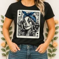 Chicana Chicano Camisa Cute Chicano Tattoo Art Clown Women's T-Shirt thumb 2