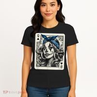 Chicana Chicano Camisa Cute Chicano Tattoo Art Clown Women's T-Shirt thumb 4