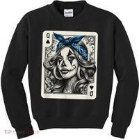Chicana Chicano Camisa Cute Chicano Tattoo Art Clown Kids Sweatshirt thumb 0