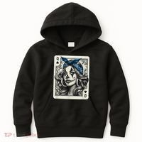 Chicana Chicano Camisa Cute Chicano Tattoo Art Clown Kids Hoodie thumb 0