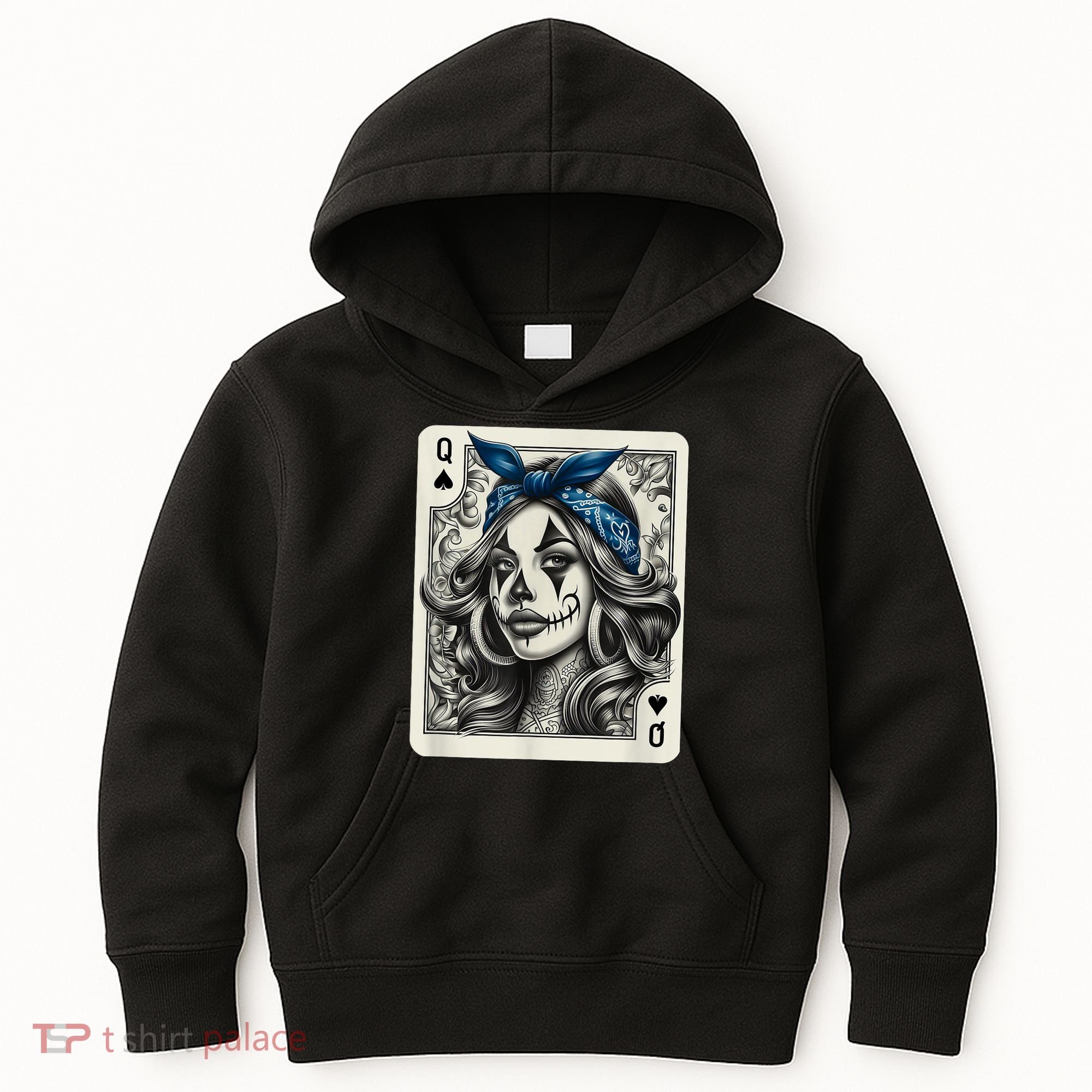 Chicana Chicano Camisa Cute Chicano Tattoo Art Clown Kids Hoodie