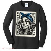 Chicana Chicano Camisa Cute Chicano Tattoo Art Clown Kids Long Sleeve Shirt thumb 0