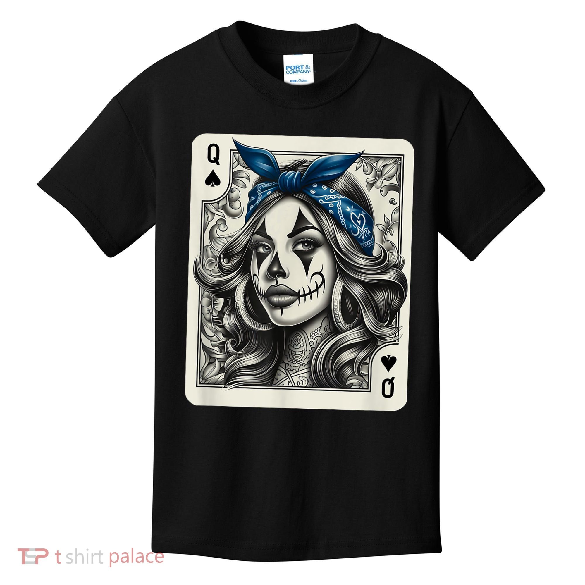 Chicana Chicano Camisa Cute Chicano Tattoo Art Clown Kids T-Shirt