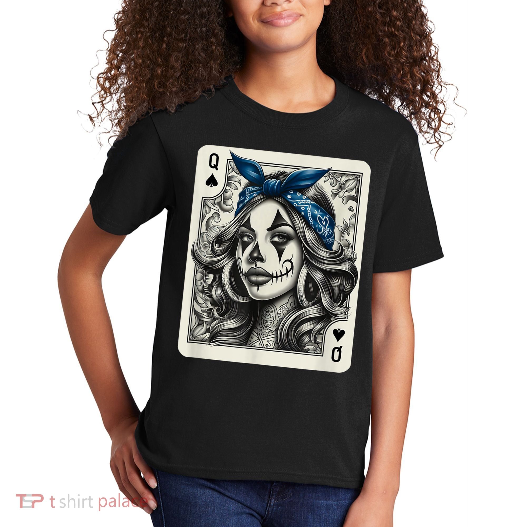 Chicana Chicano Camisa Cute Chicano Tattoo Art Clown Kids T-Shirt