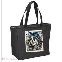 Chicana Chicano Camisa Cute Chicano Tattoo Art Clown Tote Bag thumb 2