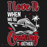 Cruising Couple Cruise Love It When WeRe Cruisin Together Cute Gift Ornament thumb 1