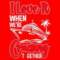 Cruising Couple Cruise Love It When WeRe Cruisin Together Cute Gift Santa Hat thumb 1