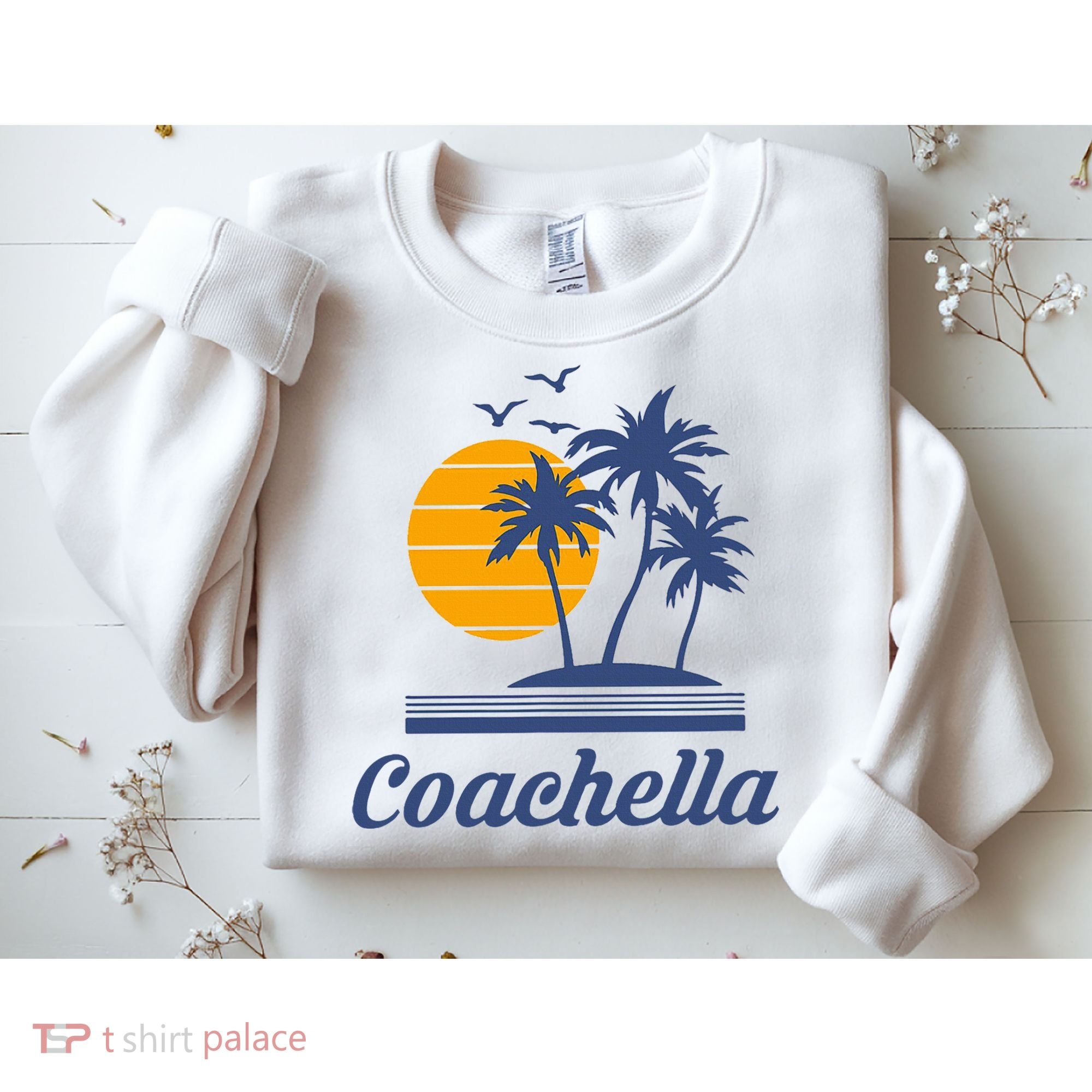 C.O.A.C.H.E.L.L.A California Ca City Beach Tourist Sweatshirt