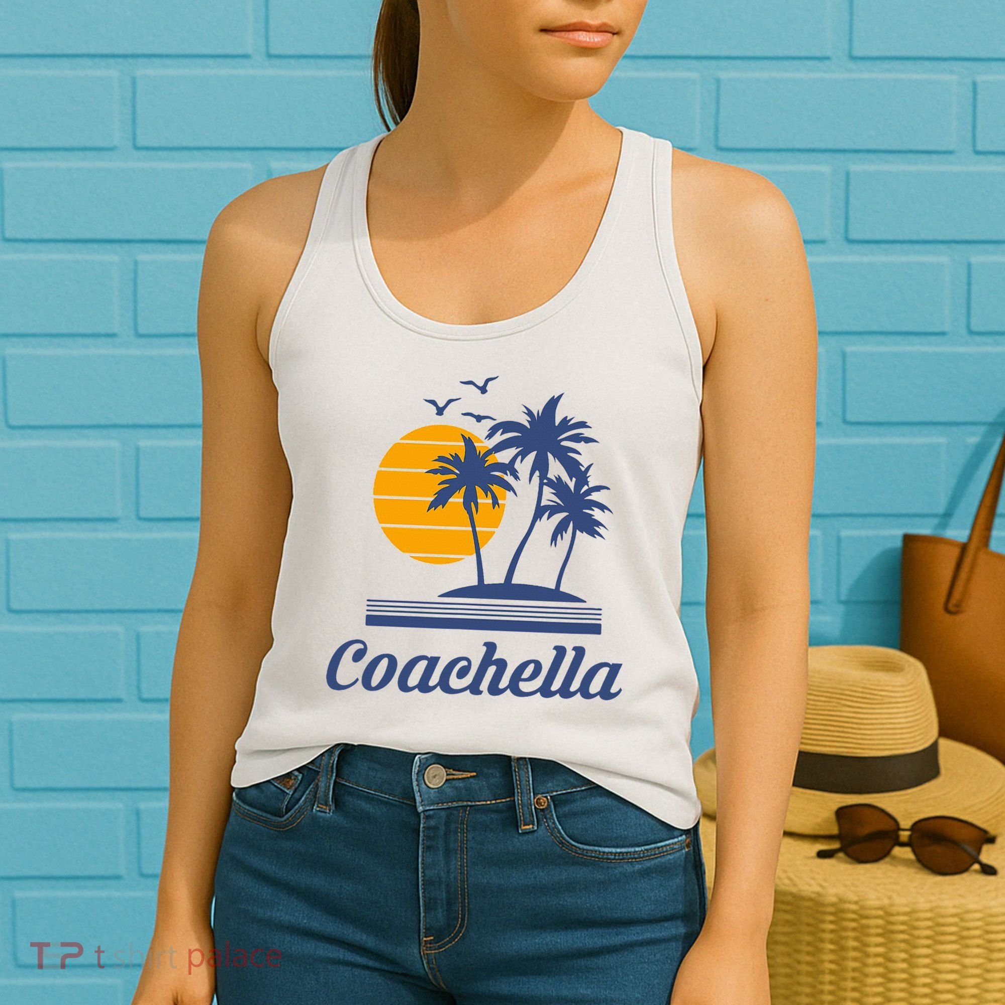 C.O.A.C.H.E.L.L.A California Ca City Beach Tourist Women's Tank Top