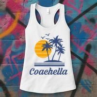 C.O.A.C.H.E.L.L.A California Ca City Beach Tourist Women's Tank Top thumb 3