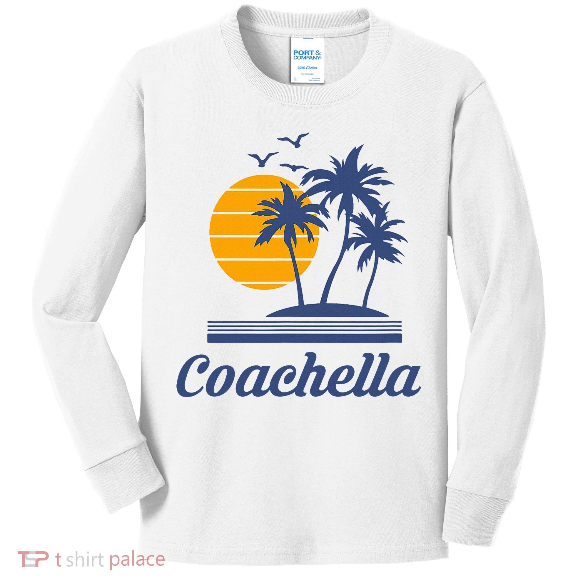 C.O.A.C.H.E.L.L.A California Ca City Beach Tourist Kids Long Sleeve Shirt