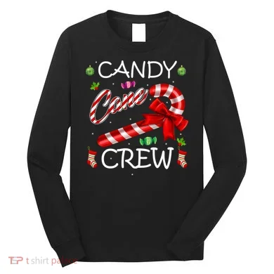 Candy Cane Crew Long Sleeve Shirt