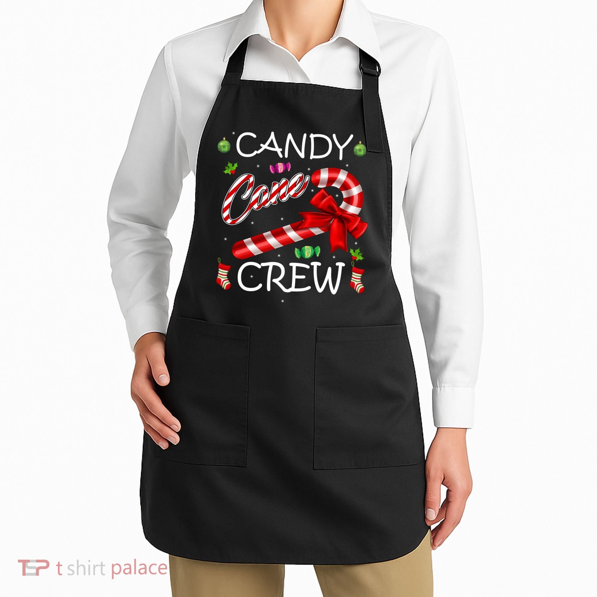 Candy Cane Crew Apron