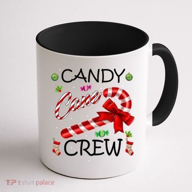 Candy Cane Crew Coffee Mug back