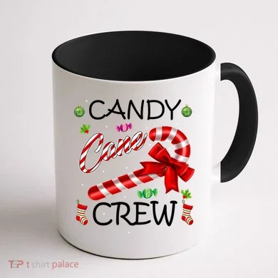 Candy Cane Crew Coffee Mug back