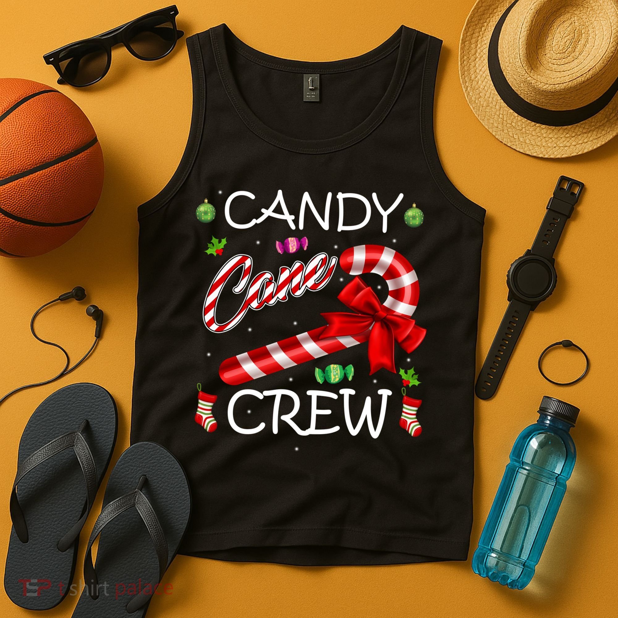 Candy Cane Crew Tank Top