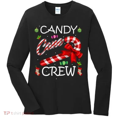 Candy Cane Crew Women's Long Sleeve Shirt