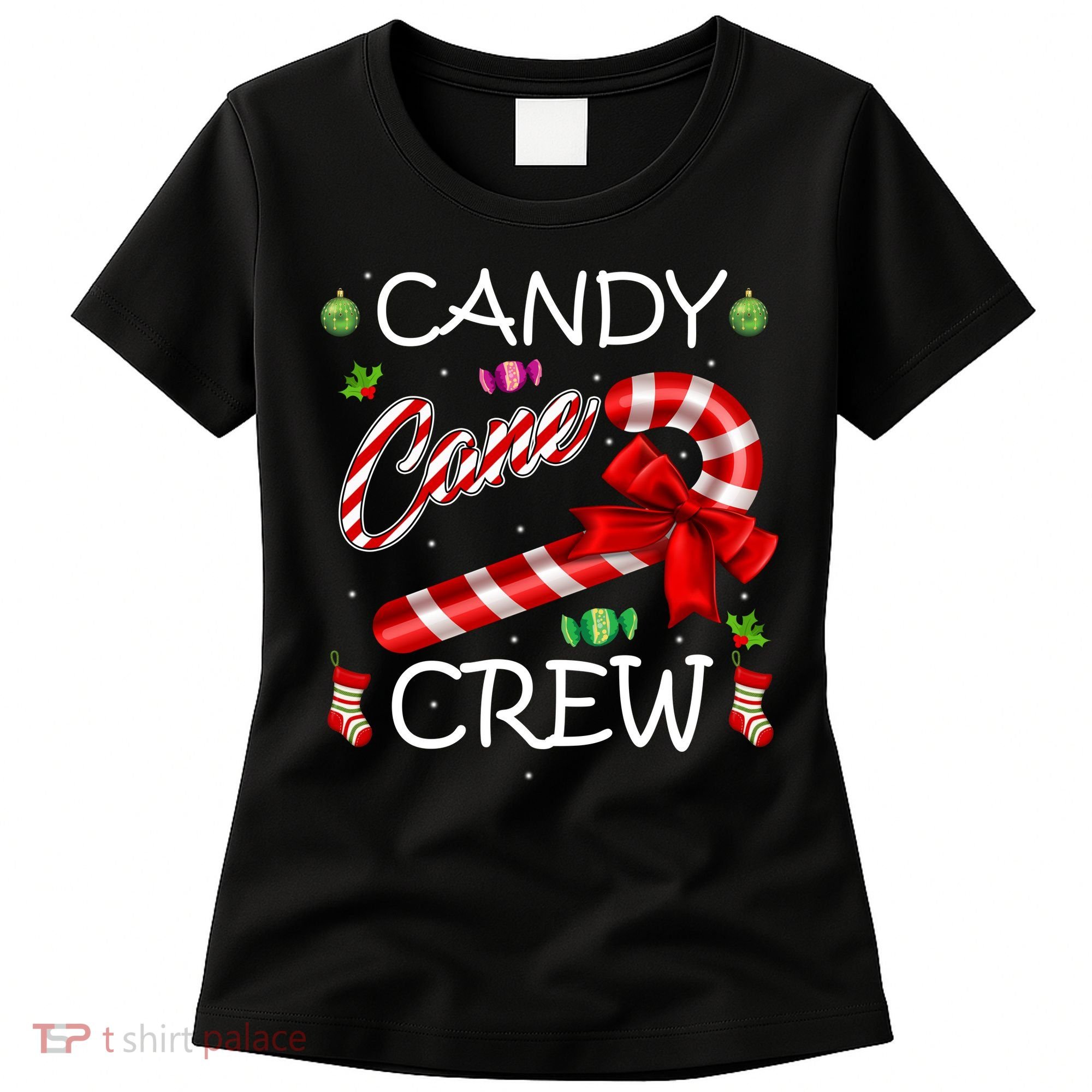 Candy Cane Crew Women's T-Shirt