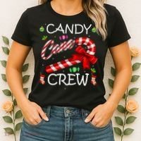 Candy Cane Crew Women's T-Shirt thumb 2