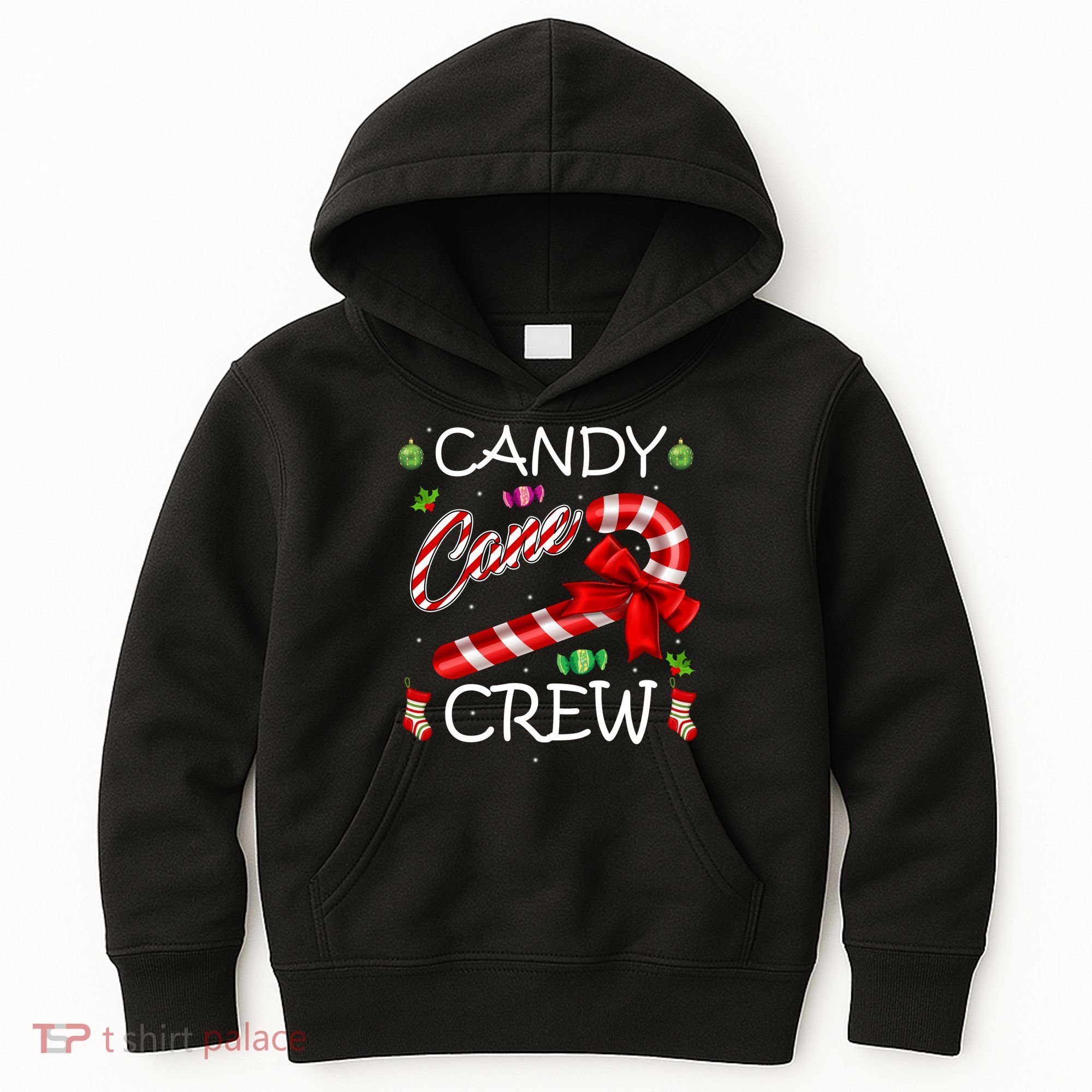 Candy Cane Crew Kids Hoodie