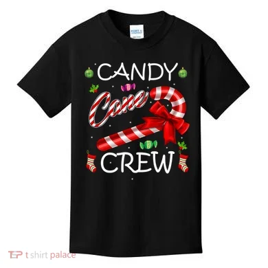 Candy Cane Crew Kids T-Shirt