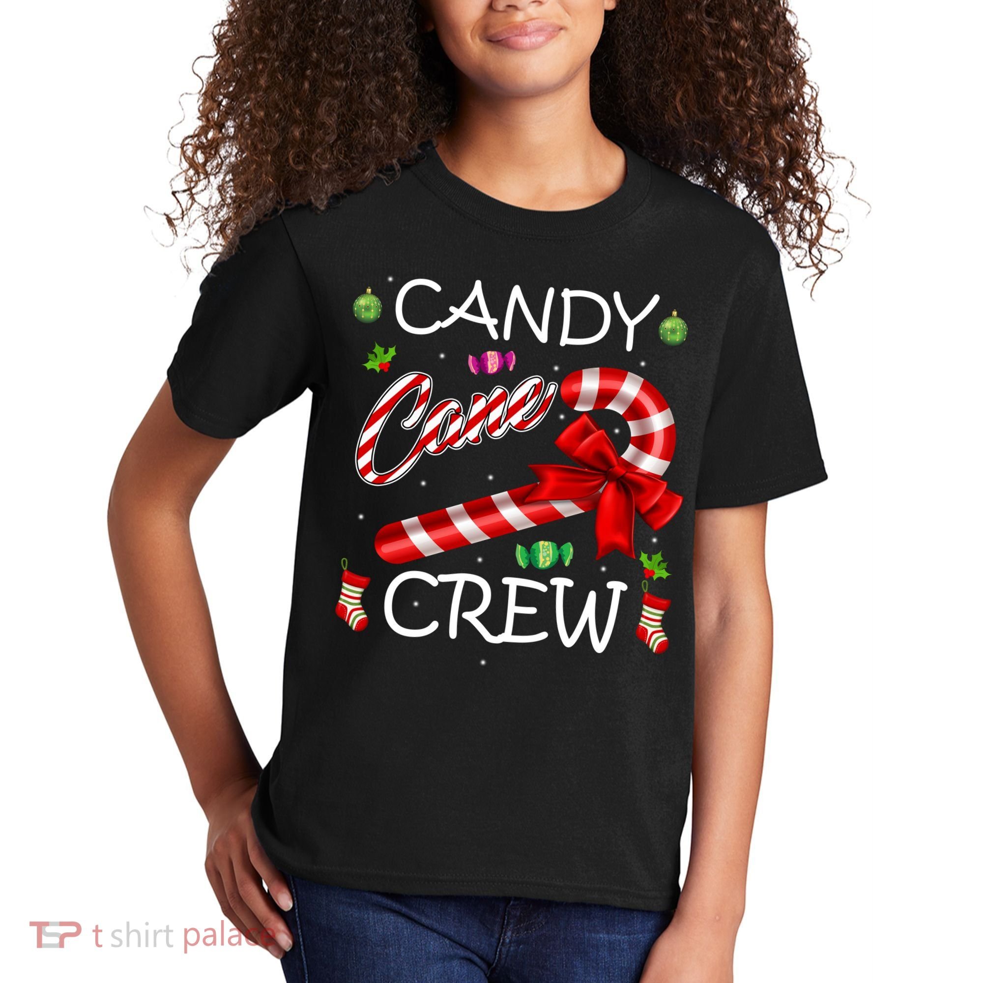 Candy Cane Crew Kids T-Shirt