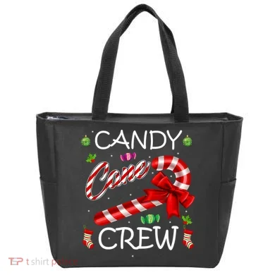 Candy Cane Crew Tote Bag