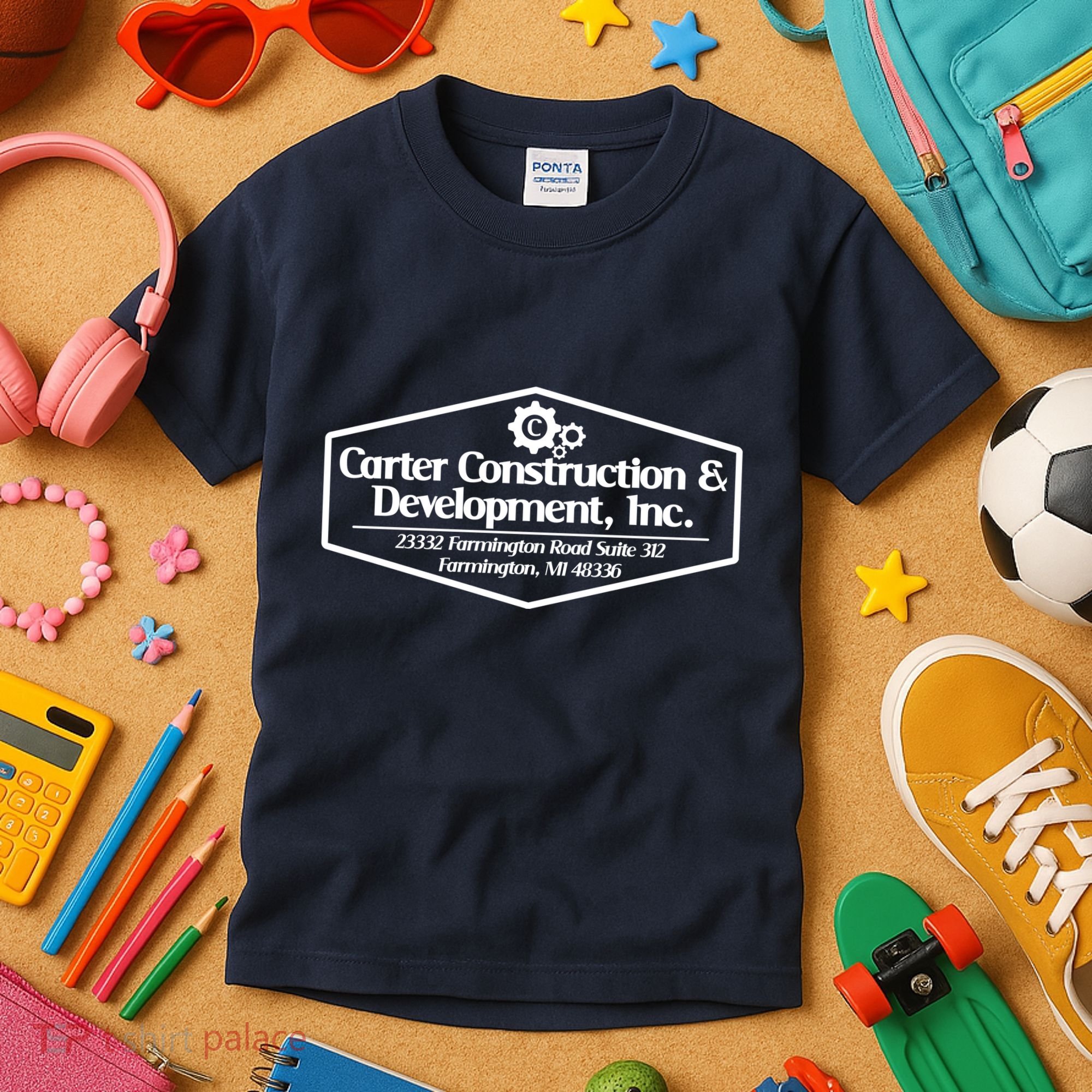 Carter Construction Kids T-Shirt