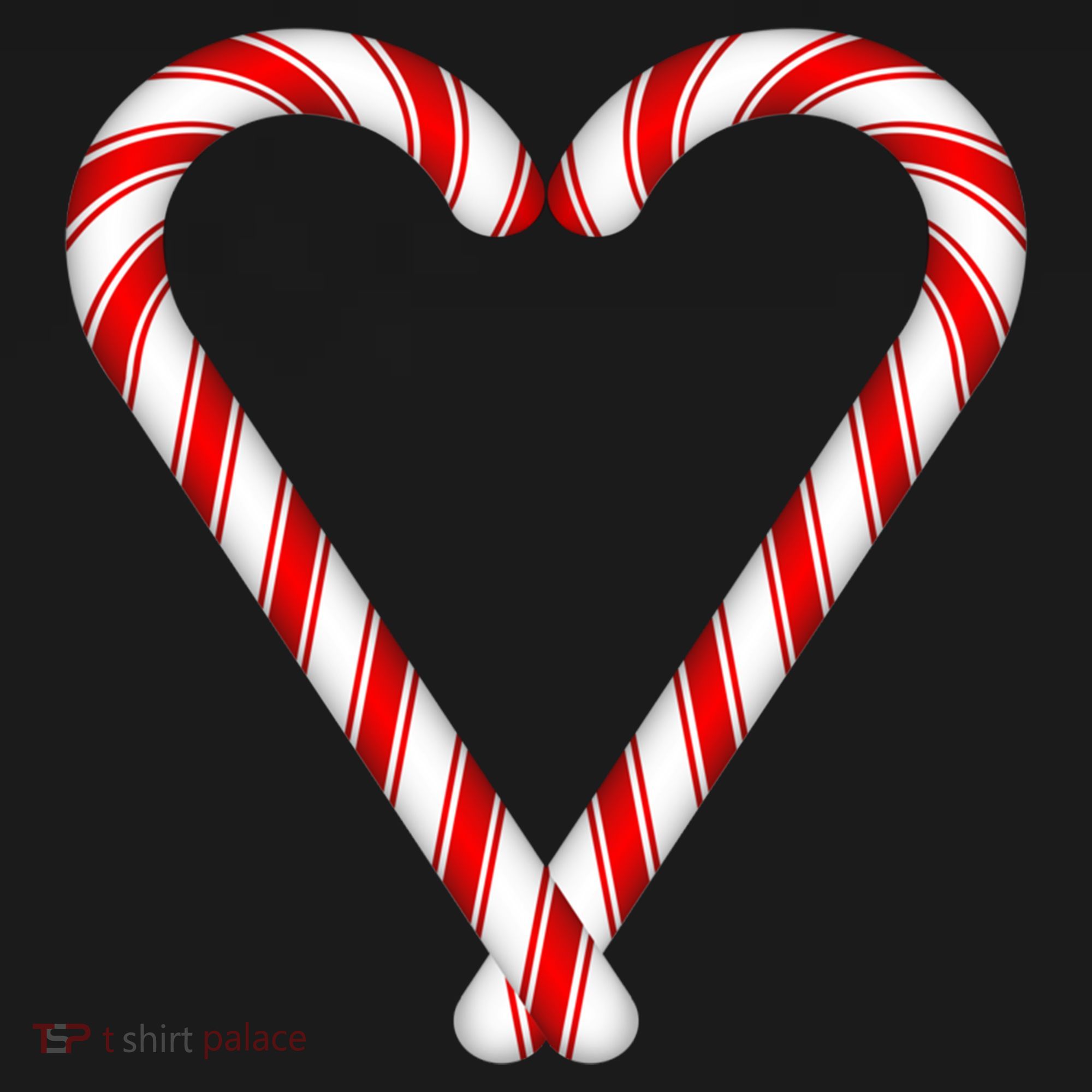 Christmas Candy Cane Heart Mom Dad Gift Pajama Set