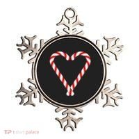 Christmas Candy Cane Heart Mom Dad Gift Ornament thumb 0