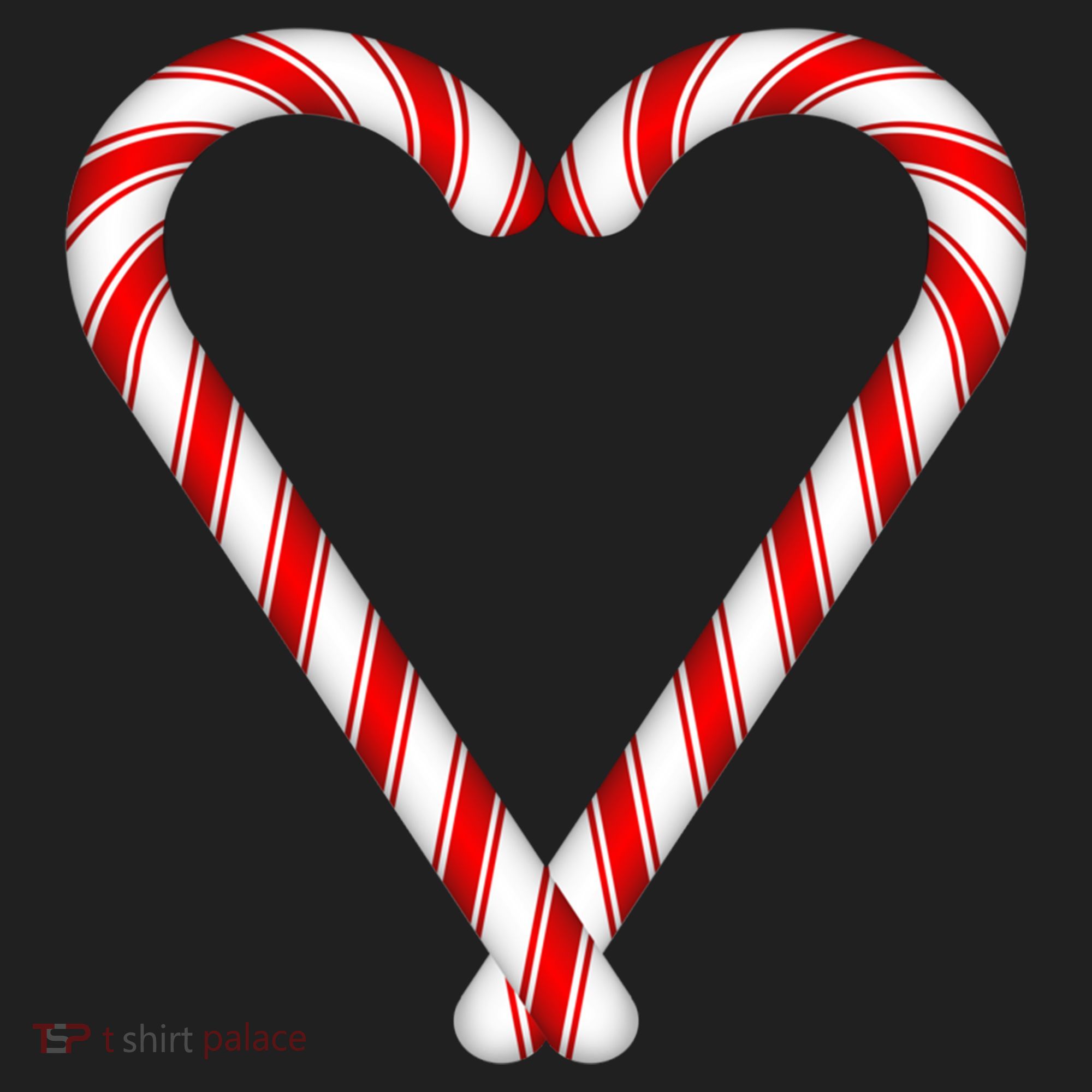 Christmas Candy Cane Heart Mom Dad Gift Hat