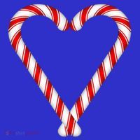 Christmas Candy Cane Heart Mom Dad Gift Visor thumb 3