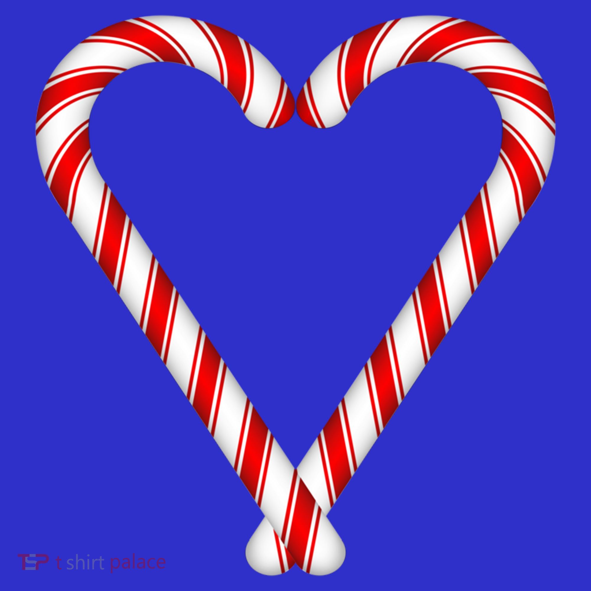 Christmas Candy Cane Heart Mom Dad Gift Tote Bag