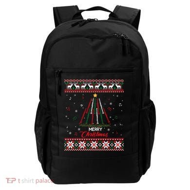 Clarinegift Clarinet Christmas Tree Ugly Xmas Sweater Gift Backpack