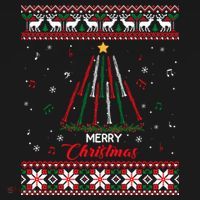 Clarinegift Clarinet Christmas Tree Ugly Xmas Sweater Gift Ornament thumb 1