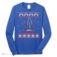 Clarinegift Clarinet Christmas Tree Ugly Xmas Sweater Gift Long Sleeve Shirt thumb 0