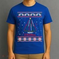 Clarinegift Clarinet Christmas Tree Ugly Xmas Sweater Gift T-Shirt thumb 3