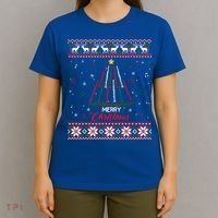 Clarinegift Clarinet Christmas Tree Ugly Xmas Sweater Gift T-Shirt thumb 4