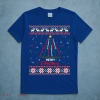 Clarinegift Clarinet Christmas Tree Ugly Xmas Sweater Gift T-Shirt thumb 5