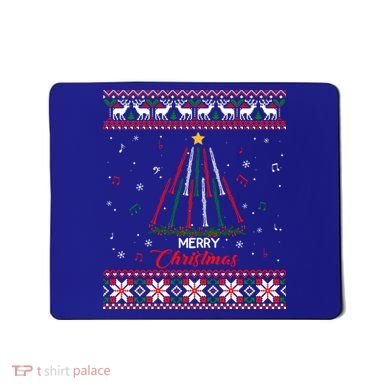 Clarinegift Clarinet Christmas Tree Ugly Xmas Sweater Gift Mousepad
