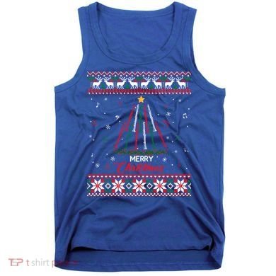 Clarinegift Clarinet Christmas Tree Ugly Xmas Sweater Gift Tank Top