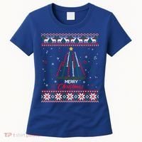 Clarinegift Clarinet Christmas Tree Ugly Xmas Sweater Gift Women's T-Shirt thumb 0