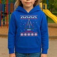 Clarinegift Clarinet Christmas Tree Ugly Xmas Sweater Gift Kids Hoodie thumb 3