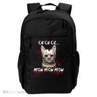 Ch Ch Ch Meow Meow Scary Friday Costume Halloween Cat Backpack thumb 0